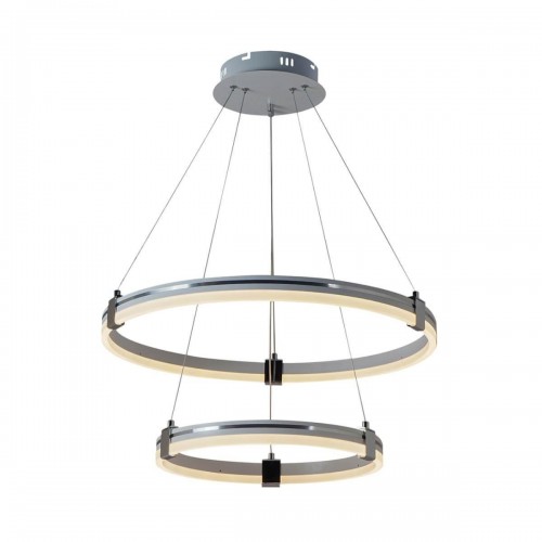 Подвесная светодиодная люстра Profit Light 6043/2 WHT+CHR Подвесная светодиодная люстра Profit Light 6043/2 WHT+CHR