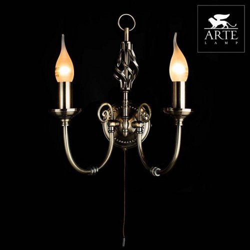 Бра Arte Lamp Zanzibar A8392AP-2AB Бра Arte Lamp Zanzibar A8392AP-2AB