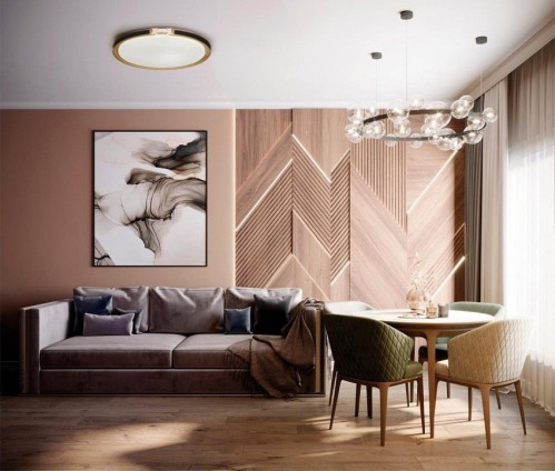 Настенно-потолочный светильник Sonex Favemo Black 7667/EL