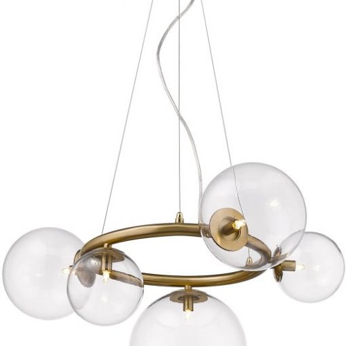 Подвесная люстра DeLight Collection Puppet P68092-5 brass Подвесная люстра DeLight Collection Puppet P68092-5 brass