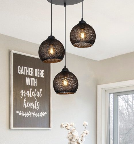 Подвесной светильник Toplight Lizbeth TL1612R-03BK