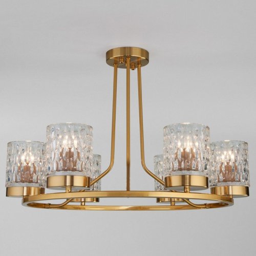 Потолочная люстра Eurosvet Calle 60127/6 латунь Потолочная люстра Eurosvet Calle 60127/6 латунь
