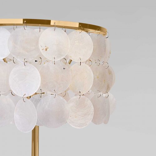 Настольная лампа Eurosvet Sandra 208101 латунь/перламутр a071168 Настольная лампа Eurosvet Sandra 208101 латунь/перламутр a071168