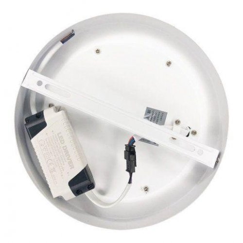 Настенно-потолочный светодиодный светильник Elvan NLS-500R-12/4-WW/NH-Wh