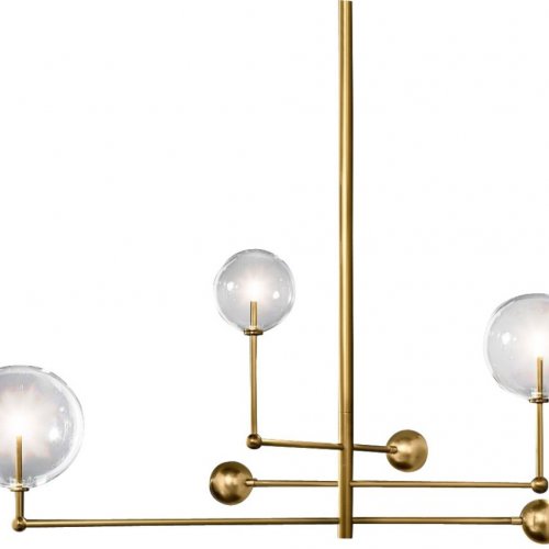 Потолочная люстра DeLight Collection Globe Mobile KG0835P-3 brass