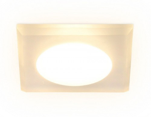 Встраиваемый светильник Ambrella light TN138 TN138 WH/FR белый/матовый GU5.3 90*90*25