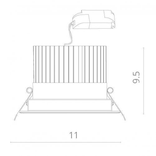 Точечный встраиваемый светильник Arte Lamp 3310 A3310PL-1WH