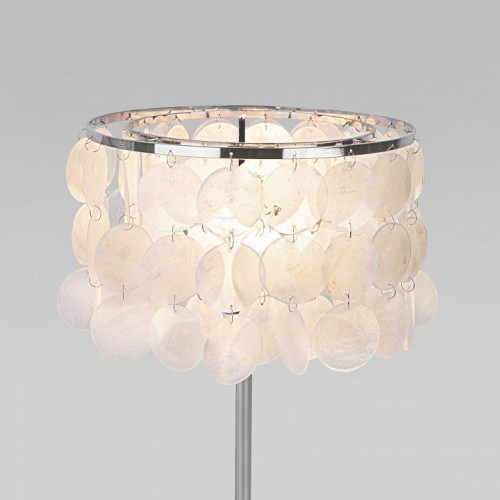 Настольная лампа декоративная Eurosvet Sandra 208101 хром/перламутр