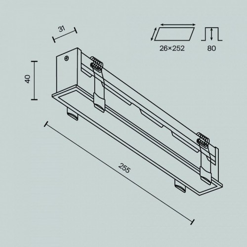 Точечный светильник Maytoni Basis DL066-20W3-6K-W