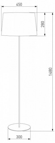 Торшер TK Lighting Maja 2920 Maja Black