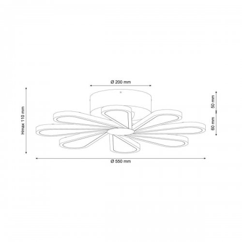 Потолочная люстра Lucia Tucci Miracoli 201.8 LED Потолочная люстра Lucia Tucci Miracoli 201.8 LED