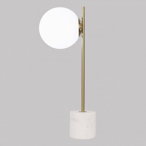 Настольная лампа декоративная Eurosvet Marbella 01157/1 латунь Настольная лампа декоративная Eurosvet Marbella 01157/1 латунь