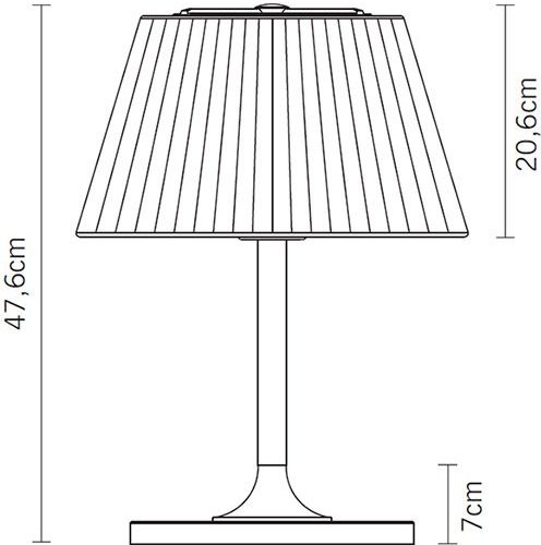 Интерьерная настольная лампа Flow D87B0315