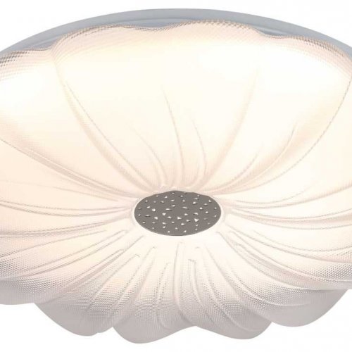 Светильник потолочный светодиодный ЭРА Классик без ДУ SPB-6 Muze 84W-3K-6,5K WH+CH 3000-6500К белый/шампань Б0070190