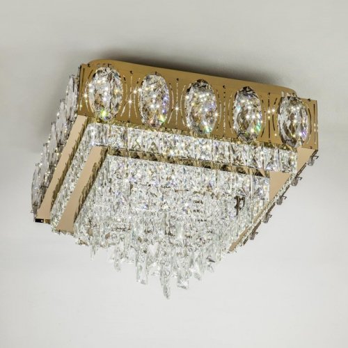 Потолочная люстра LED4U L9438-500-500 GD с УД