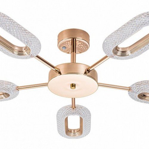 Потолочная люстра Arte Lamp Ovale A2489PL-5GO Потолочная люстра Arte Lamp Ovale A2489PL-5GO