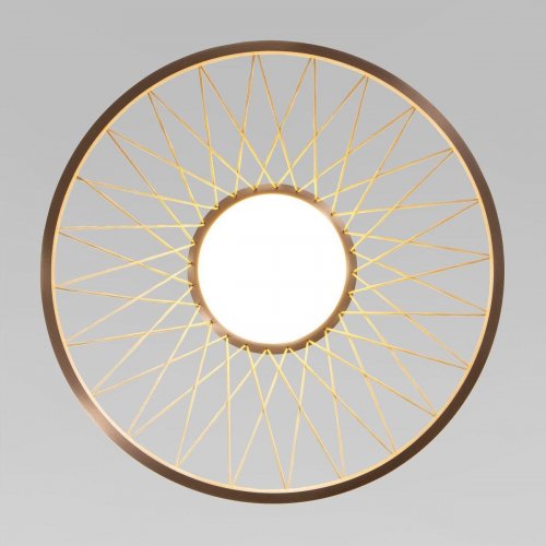 Подвесной светодиодный светильник Eurosvet Cesta 40016/1 LED коричневый Подвесной светодиодный светильник Eurosvet Cesta 40016/1 LED коричневый