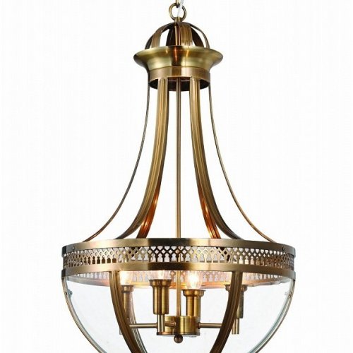 Подвесная люстра DeLight Collection Capitol KM0287P-6 antique brass