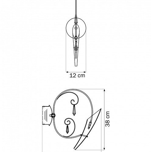 Бра Lightstar Scarabeo 755614