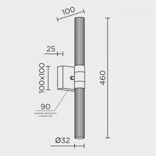 Бра  ML.711.02 CR