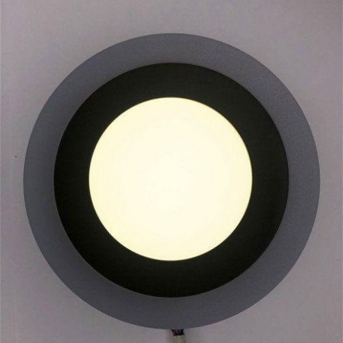 Настенно-потолочный светодиодный светильник Elvan NLS-500R-6/3-WW/NH-Bk