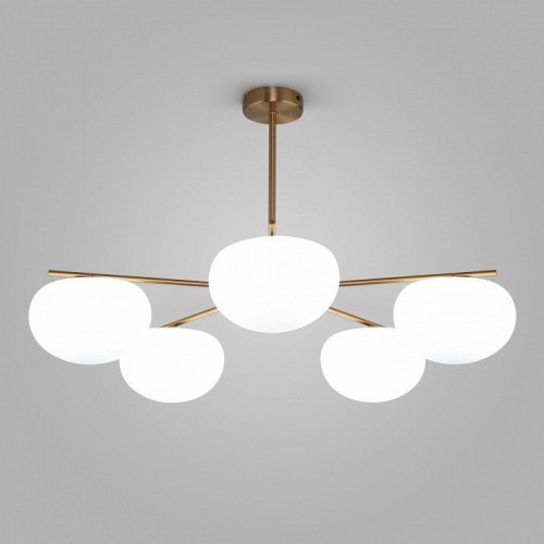 Люстра на штанге Eurosvet Like 30190/5 латунь