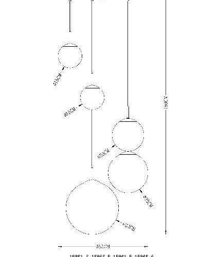 Подвесной светильник Globo Varus 15865-5 Подвесной светильник Globo Varus 15865-5