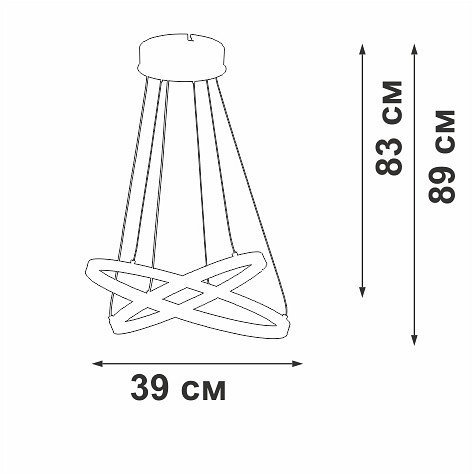 Люстра Vitaluce V2515DT-1/2S Люстра Vitaluce V2515DT-1/2S