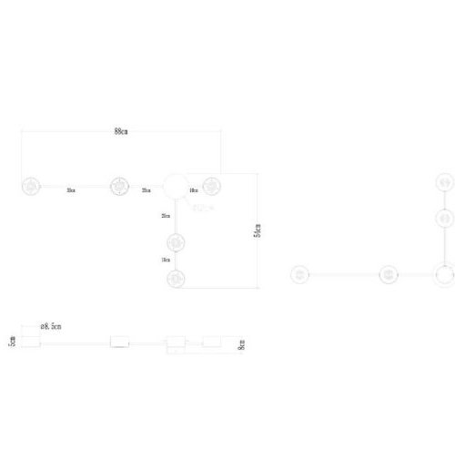 Потолочная люстра Tracy A1527PL-5BK