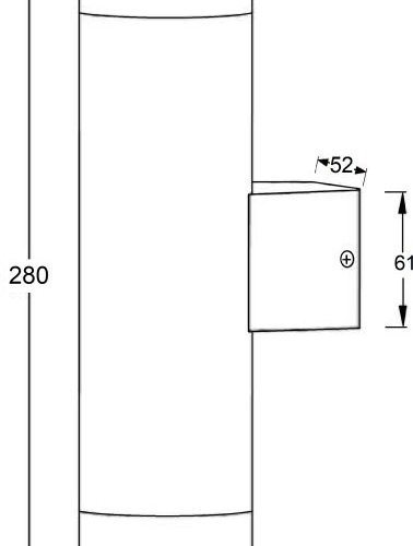 Архитектурная подсветка Oasis Light TUBE 5003-2 Bl
