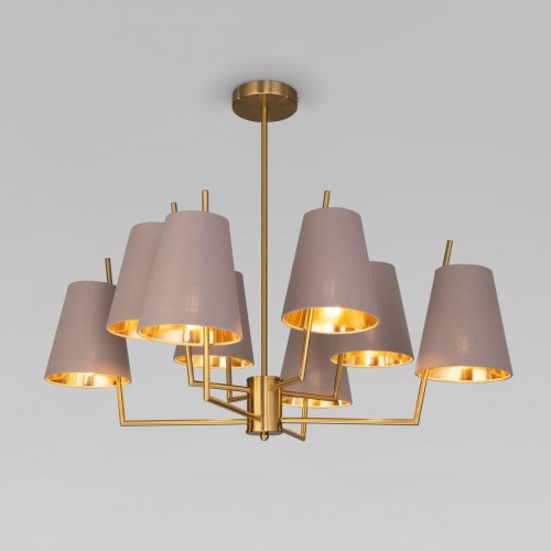 Подвесная люстра Eurosvet Topanga 60173/8 латунь a069018 Подвесная люстра Eurosvet Topanga 60173/8 латунь a069018