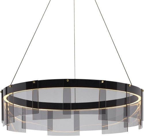 Подвесная люстра DeLight Collection Stratos D8825P/M black/smoky Подвесная люстра DeLight Collection Stratos D8825P/M black/smoky