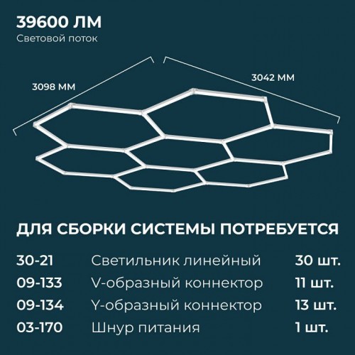 Модульный светильник Apeyron Electrics  30-21