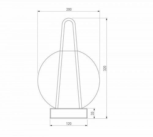 Интерьерная настольная лампа Eurosvet Frasco 80507/1 черный