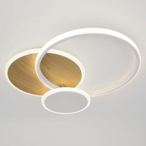 Потолочная люстра  City CLL-1-60-RC WH+Wood