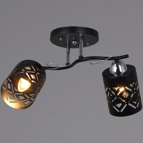 Потолочная люстра Reluce 08267-0.3-02 BK+CR Потолочная люстра Reluce 08267-0.3-02 BK+CR