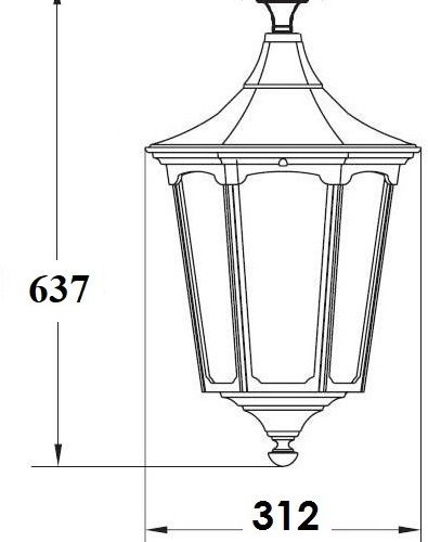 Потолочный светильник уличный Oasis Light ALBORG L 79705LA Bl