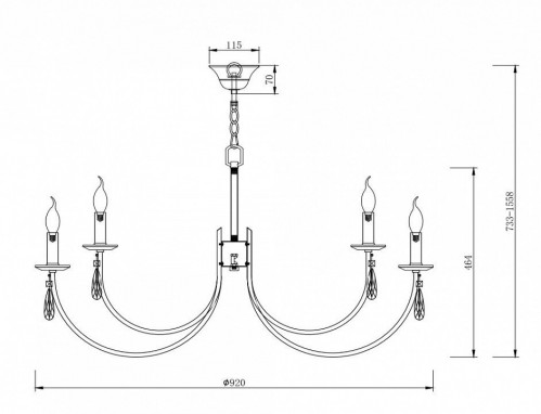 Подвесная люстра Freya Forte FR1006PL-12G Подвесная люстра Freya Forte FR1006PL-12G