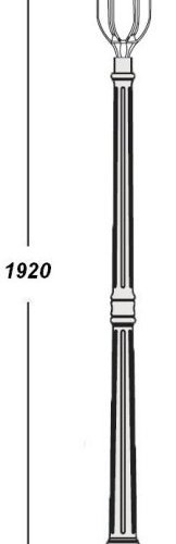 Наземный фонарь Oasis Light 92108 Bl