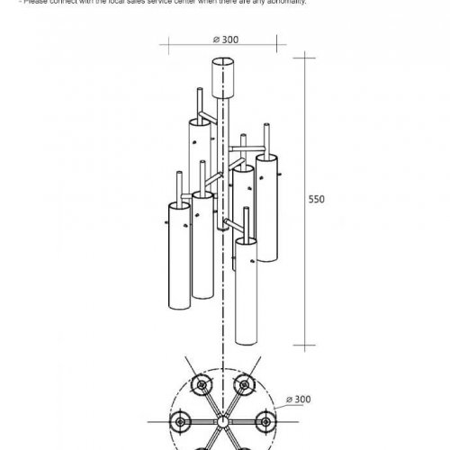 Подвесная люстра Crystal Lux Primavera PL6 Chrome