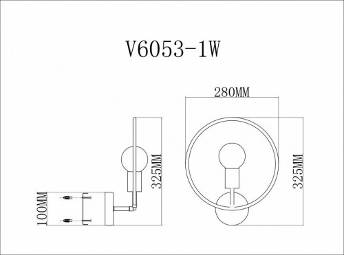 Бра Moderli Sachara V6053-1W