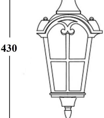Потолочный светильник уличный Oasis Light PORTO 86105A R