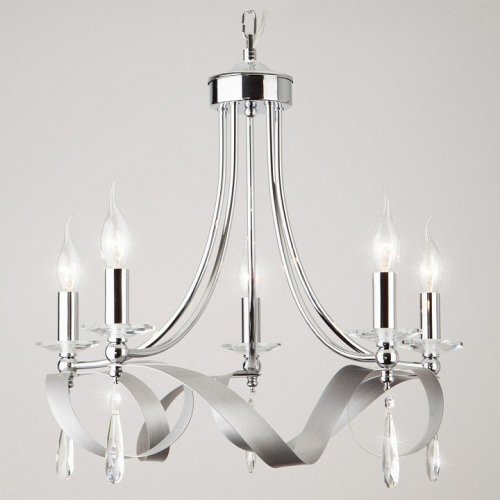 Подвесная люстра Eurosvet 60064/5 хром Подвесная люстра Eurosvet 60064/5 хром