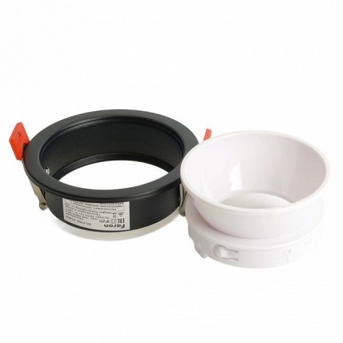 Светильник встраиваемый Feron DL3102 потолочный MR16 G5.3  черный + белый 51401