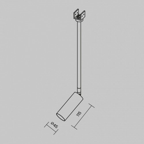 Светильник на штанге Maytoni Outdoor Focus Led O-TR01-2-P-8WW3K