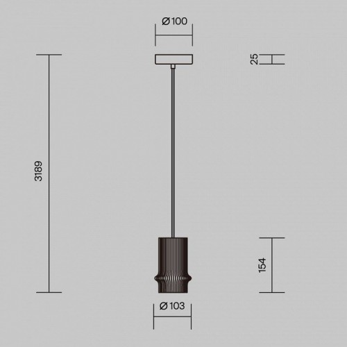 Подвесной светильник Maytoni Pilastro MOD430PL-L5W3K