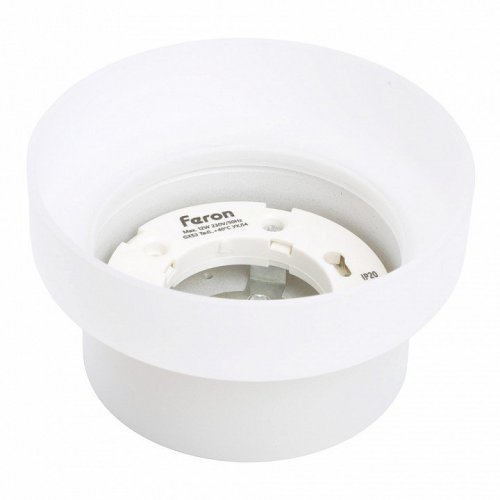 Светильник потолочный Feron HL460 Barrel OPAL 12W, 230V, GX53, белый