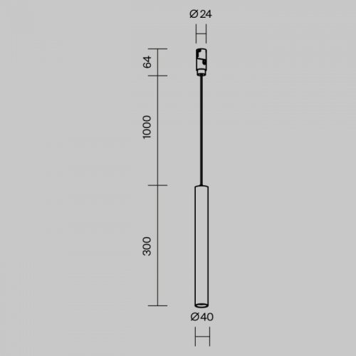 Трековый светильник Maytoni Skim TR210-1-5W3K-M-B