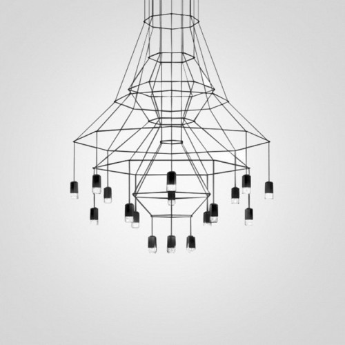 Подвесная люстра Imperiumloft Vibia Wireflow 40,1635 Подвесная люстра Imperiumloft Vibia Wireflow 40,1635