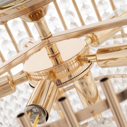 Потолочная люстра Arte Milano Sorrento-6109 376109/7/30/490 GD Потолочная люстра Arte Milano Sorrento-6109 376109/7/30/490 GD